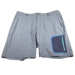 Vineyard Vines Mens Performance Breaker Shorts 40 Blue Stretch Golf Lightweight